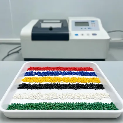 Masterbatch color samples